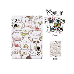 Cute-baby-animals-seamless-pattern Playing Cards 54 Designs (mini)