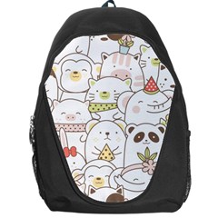 Cute-baby-animals-seamless-pattern Backpack Bag by Sobalvarro