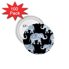 Elephant-pattern-background 1 75  Buttons (100 Pack)  by Sobalvarro