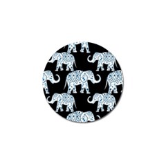 Elephant-pattern-background Golf Ball Marker by Sobalvarro