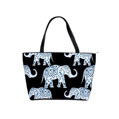 Elephant-pattern-background Classic Shoulder Handbag by Sobalvarro