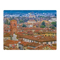 Lucca Historic Center Aerial View Double Sided Flano Blanket (mini)  by dflcprintsclothing