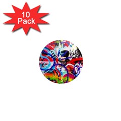 Crazy Grafitti 1  Mini Magnet (10 Pack)  by essentialimage