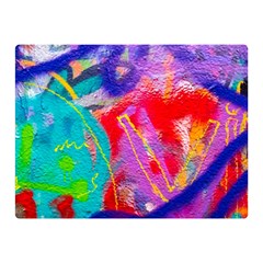 Crazy Graffiti Double Sided Flano Blanket (mini)  by essentialimage