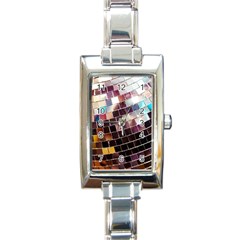 Disco Ball Rectangle Italian Charm Watch by essentialimage