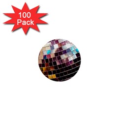 Disco Ball 1  Mini Buttons (100 Pack)  by essentialimage