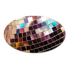 Disco Ball Oval Magnet by essentialimage
