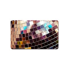 Disco Ball Magnet (name Card) by essentialimage