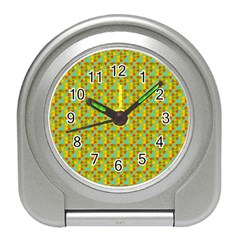 Lemon And Yellow Travel Alarm Clock by Sparkle