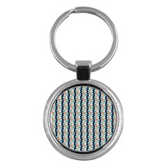 Geometry Colors Key Chain (Round)