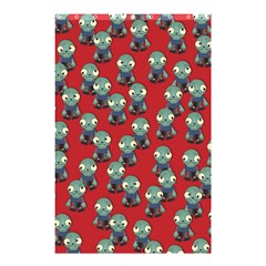 Zombie Virus Shower Curtain 48  X 72  (small)  by helendesigns