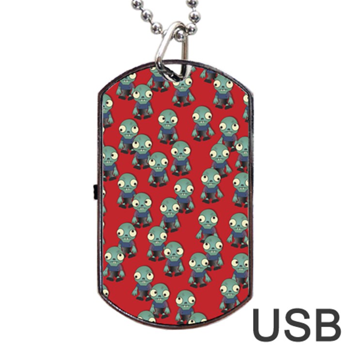 Zombie Virus Dog Tag USB Flash (Two Sides)