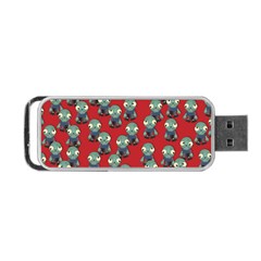 Zombie Virus Portable Usb Flash (two Sides) by helendesigns