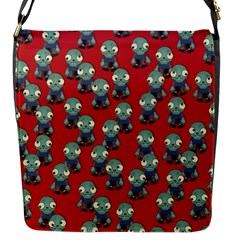 Zombie Virus Flap Closure Messenger Bag (s) by helendesigns