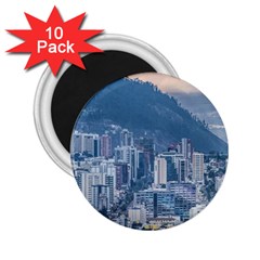 Aerial Cityscape Quito Ecuador 2 25  Magnets (10 Pack)  by dflcprintsclothing