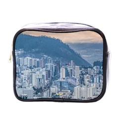 Aerial Cityscape Quito Ecuador Mini Toiletries Bag (one Side) by dflcprintsclothing