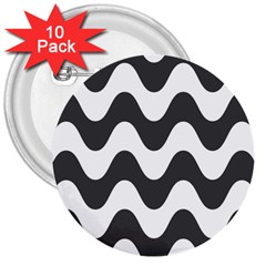 Copacabana  3  Buttons (10 Pack)  by Sobalvarro