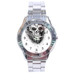 Monster Monkey From The Woods Stainless Steel Analogue Watch by DinzDas