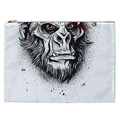 Monster Monkey From The Woods Cosmetic Bag (xxl) by DinzDas