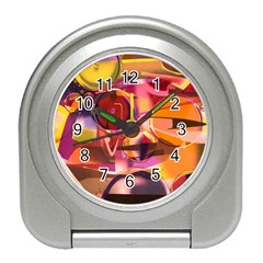 Fractured Colours Travel Alarm Clock by helendesigns