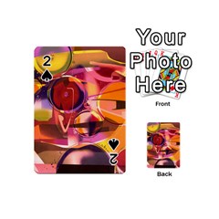 Fractured Colours Playing Cards 54 Designs (mini) by helendesigns