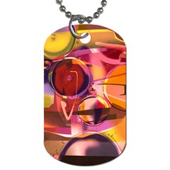 Fractured Colours Dog Tag (two Sides) by helendesigns