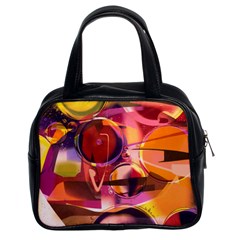 Fractured Colours Classic Handbag (two Sides)