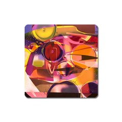 Fractured Colours Square Magnet