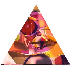 Fractured Colours Wooden Puzzle Triangle by helendesigns