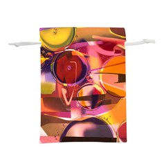 Fractured Colours Lightweight Drawstring Pouch (l) by helendesigns
