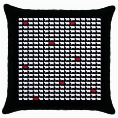 Herd Immunity Throw Pillow Case (black) by helendesigns