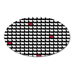 Herd Immunity Oval Magnet by helendesigns