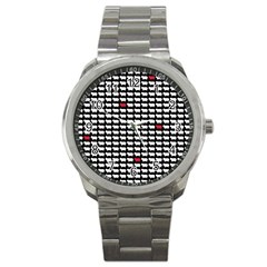 Herd Immunity Sport Metal Watch by helendesigns