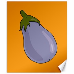 Eggplant Fresh Health Canvas 8  X 10  by Mariart