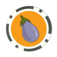 Eggplant Fresh Health Poker Chip Card Guard (10 Pack)