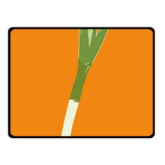 Leek Green Onion Fleece Blanket (small) by Alisyart