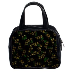 Modern Geometric Print Classic Handbag (two Sides)