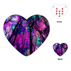 Fairytale Forest Playing Cards Single Design (heart) by augustinet