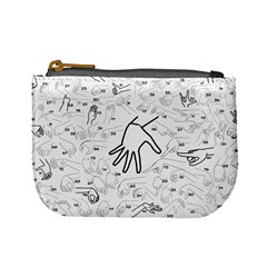 Hands Reference Art Drawing Mini Coin Purse