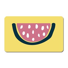 Fruit Watermelon Red Magnet (rectangular)