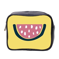 Fruit Watermelon Red Mini Toiletries Bag (two Sides) by Alisyart