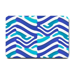 Colored Abstract Print1 Small Doormat  by dflcprintsclothing