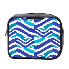 Colored Abstract Print1 Mini Toiletries Bag (two Sides)