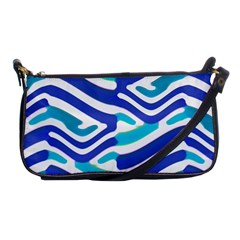 Colored Abstract Print1 Shoulder Clutch Bag by dflcprintsclothing