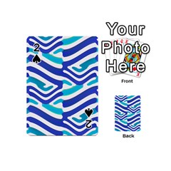 Colored Abstract Print1 Playing Cards 54 Designs (mini) by dflcprintsclothing