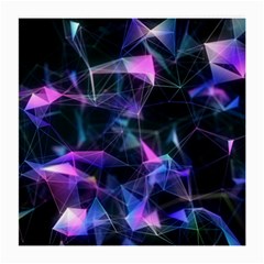 Abstract Atom Background Medium Glasses Cloth