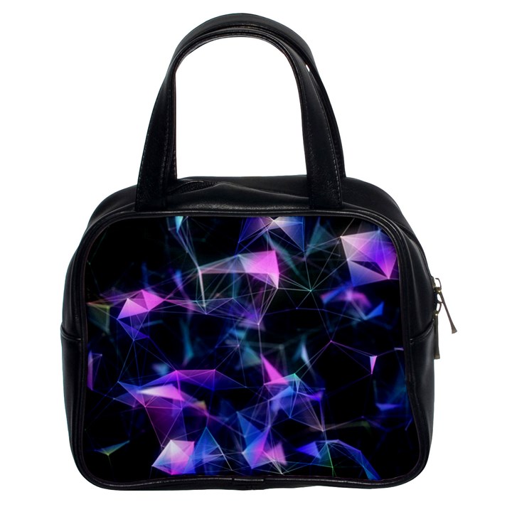 Abstract Atom Background Classic Handbag (Two Sides)