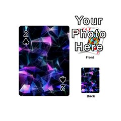 Abstract Atom Background Playing Cards 54 Designs (mini) by Mariart