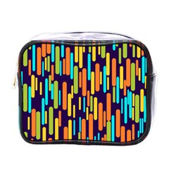 Illustration Abstract Line Mini Toiletries Bag (one Side) by Alisyart