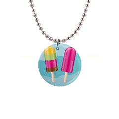 Ice Cream Parlour 1  Button Necklace by HermanTelo